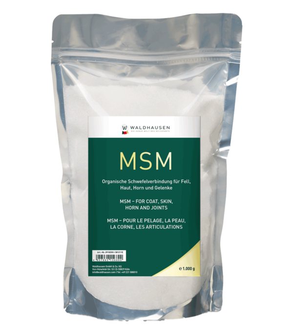 MSM - Für Fell, Gelenke, Haut und Horn, 1kg, Zusatzfutter