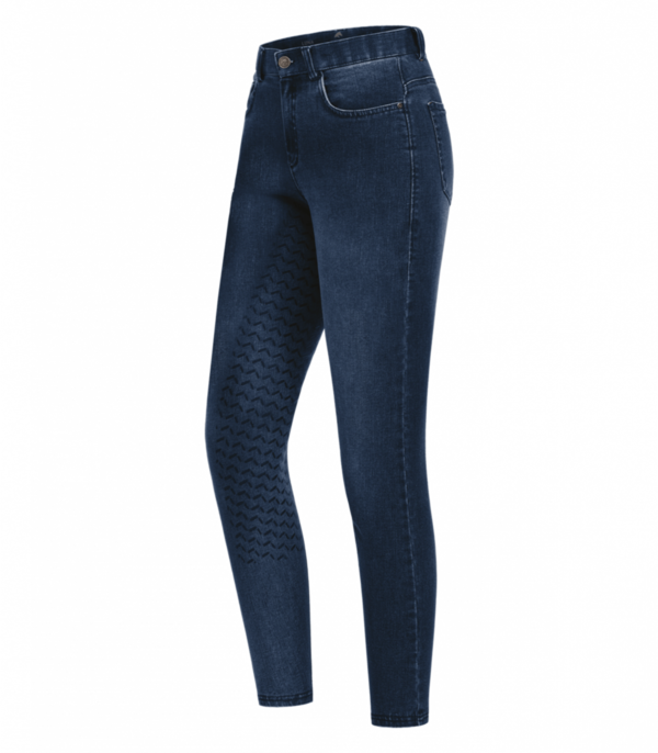 Jeansreithose Luna, dunkelblau mit Handy-Einschubtasche